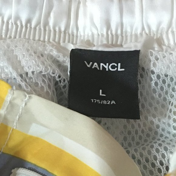 MEN'S PLAID STYLE CARGO BOARD SHORTS/SWIM TRUNKS L - Picture 3 of 4